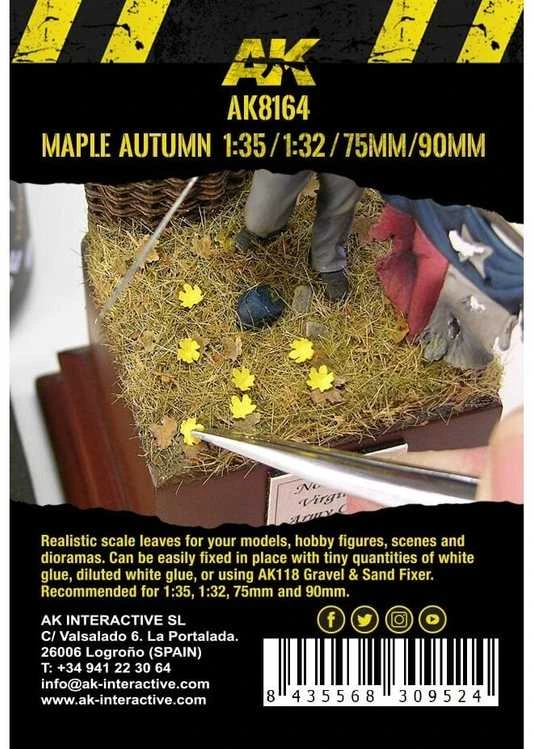 AK Interactive klevo rudens lapai dioramoms 1:35–1:32, 7 g