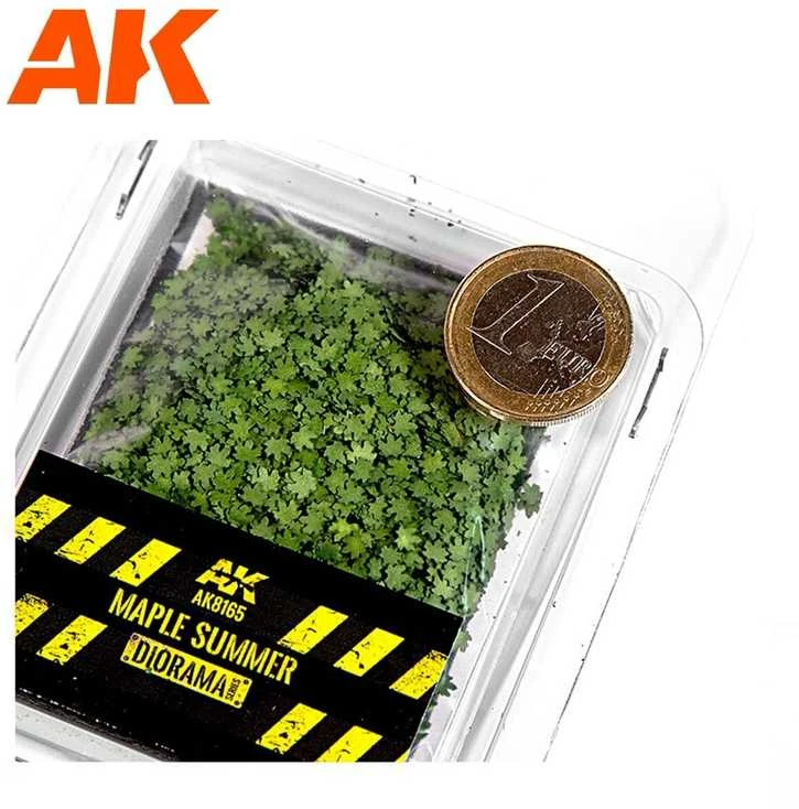 AK Interactive klevo vasaros lapai dioramoms 1:35–1:32, 7 g