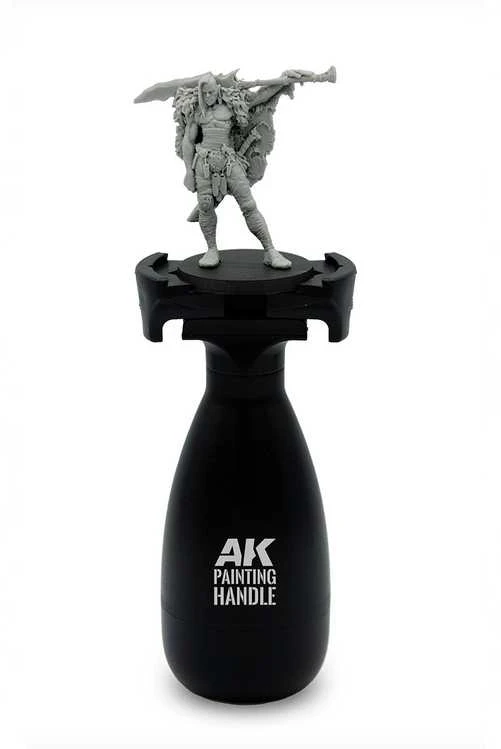 AK Interactive laikiklis miniatiūrų dažymui, ergonomiška rankena 20–40 mm