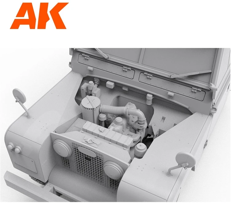 AK Interactive Land Rover 88 Series IIA Station Wagon modelis 1/35 AK35013