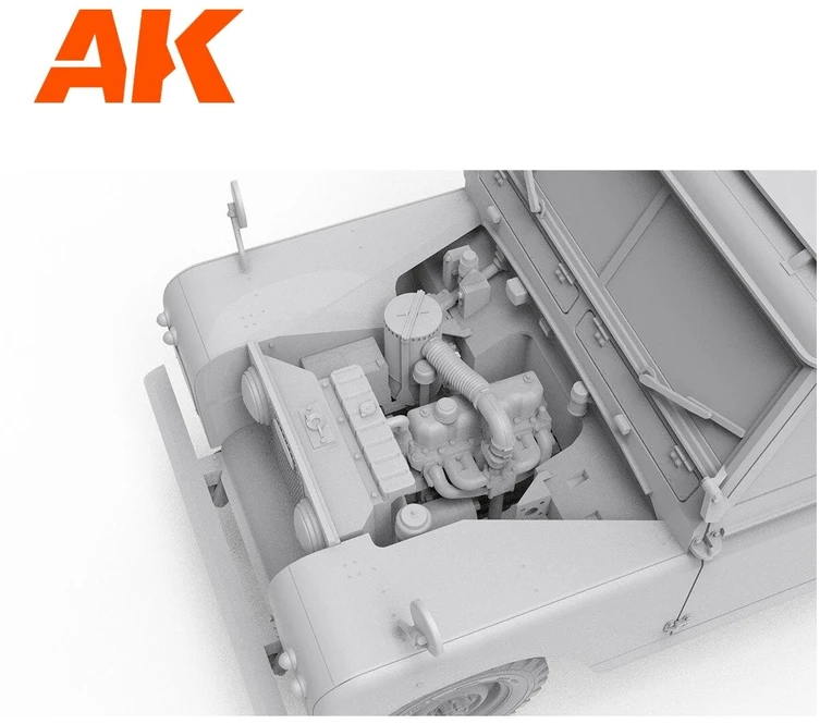 AK Interactive Land Rover 88 Series IIA Station Wagon modelis 1/35 AK35013