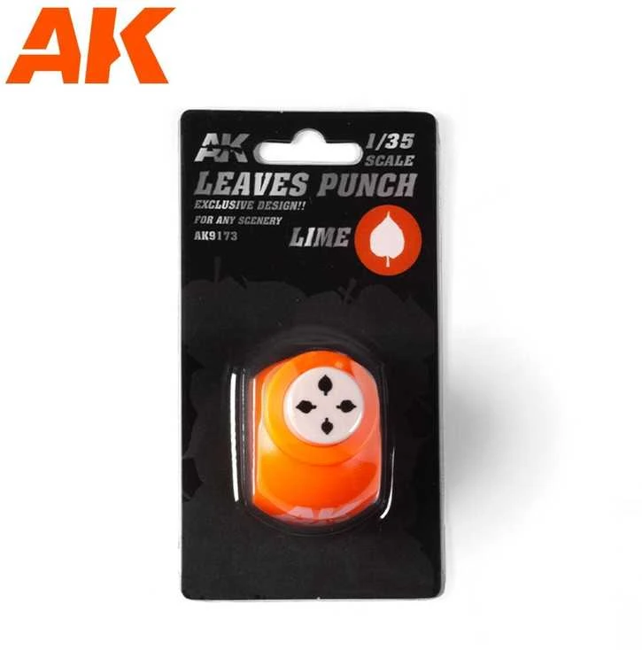 AK Interactive lapų skylamušis „Lime“ liepos lapams, 1:35–54 mm