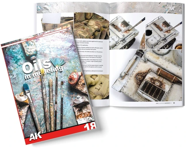 AK Interactive Learning Series: Aliejinių dažų technikos modeliavimui