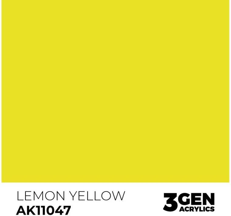 AK Interactive Lemon Geltona akriliniai dažai, 17 ml (AK11047)
