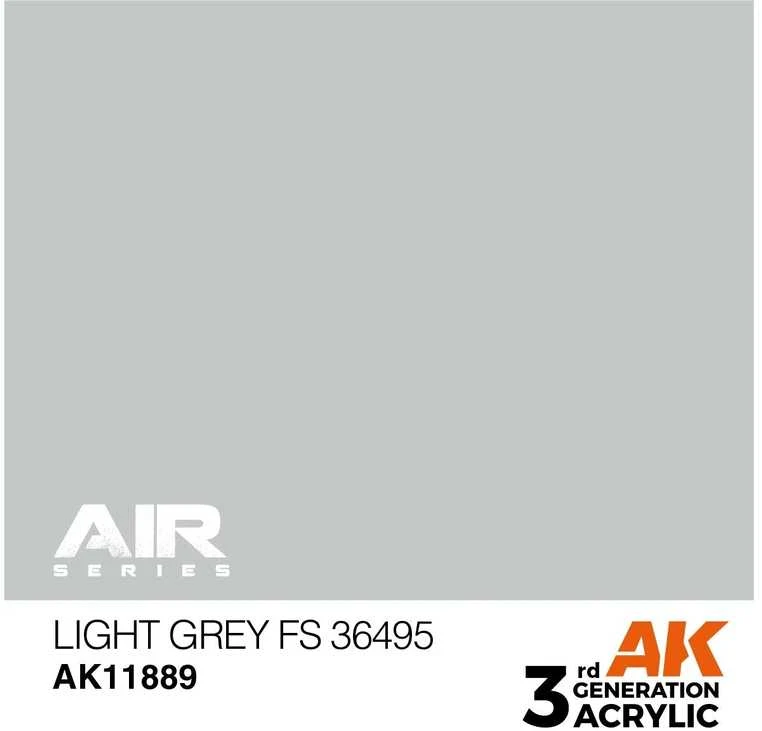 AK Interactive Light Pilkas FS36495 akriliniai dažai lėktuvams 17ml