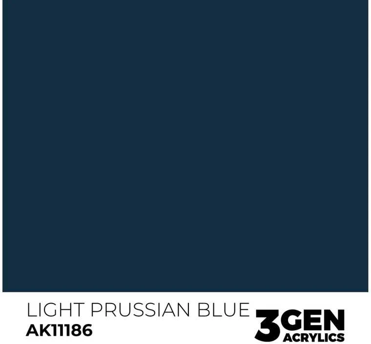 AK Interactive Light Prussian Mėlyna akriliniai dažai 17ml (3 gen.)