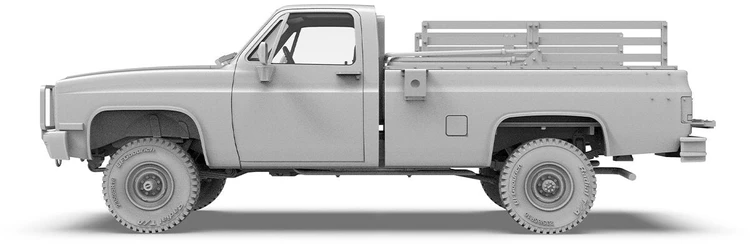 Ak Interactive M1008 karinis Chevrolet C/K Troop Carrier 1/35 plastikinis modelis