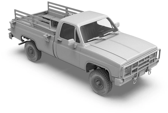 Ak Interactive M1008 karinis Chevrolet C/K Troop Carrier 1/35 plastikinis modelis