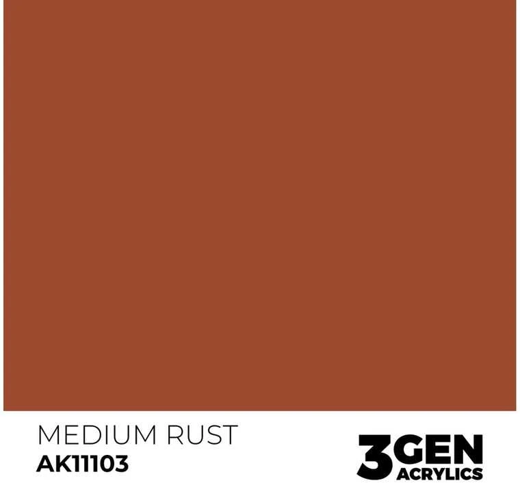 AK Interactive Medium Rust akriliniai dažai 17 ml (AK11103)