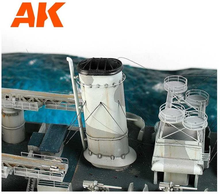 AK Interactive mega plona elastinga gija 1:700 masteliui, 20D