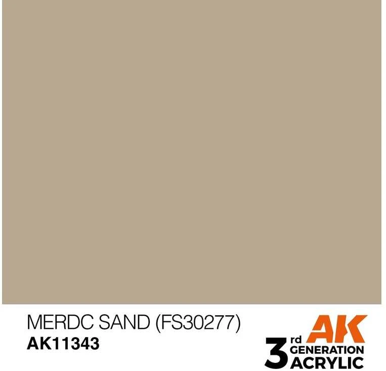 AK Interactive MERDC Sand akriliniai dažai karinei technikai 17 ml