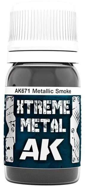 AK Interactive Metallic Smoke Xtreme Metal emaliniai dažai 30ml