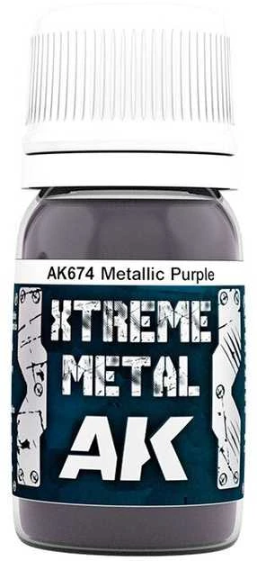 AK Interactive Metallic Violetinė Xtreme Metal emaliniai dažai 30 ml