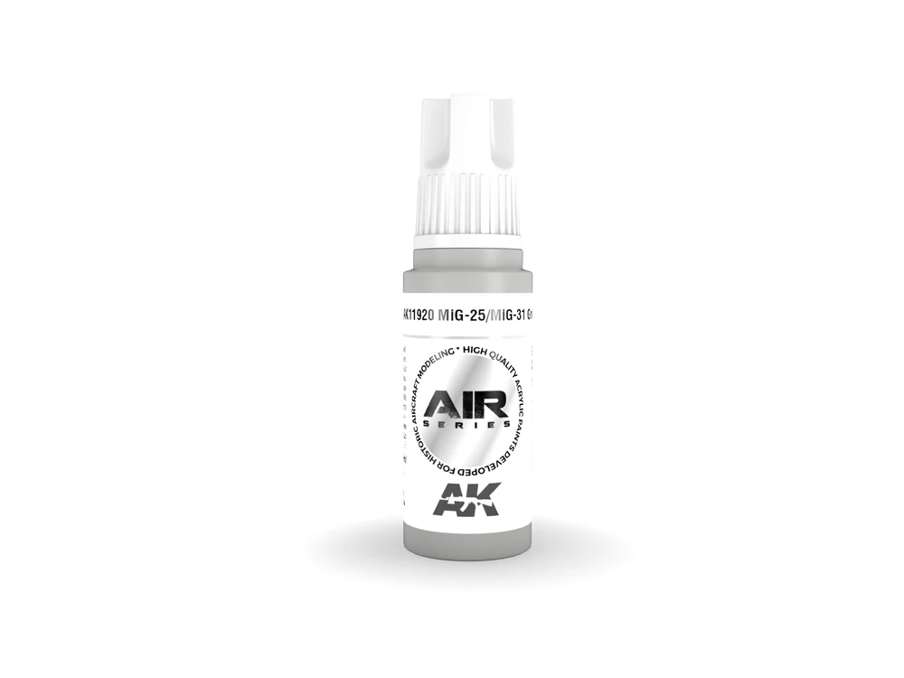AK Interactive MiG-25/31 pilka AIR 3rd Gen akriliniai dažai 17 ml
