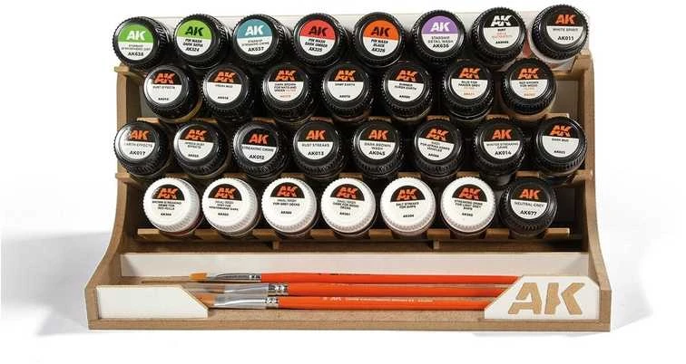 AK Interactive modulinis dažų laikiklis 35 ml, 30 buteliukų