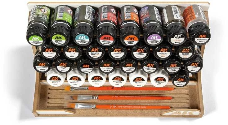AK Interactive modulinis dažų laikiklis 35 ml, 30 buteliukų