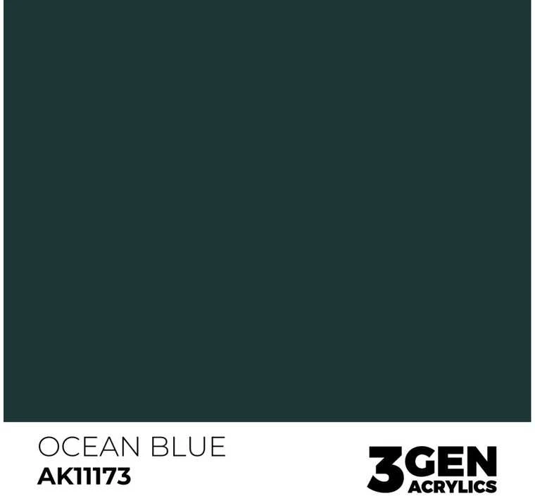 AK Interactive Ocean Mėlyna akriliniai dažai 17 ml (AK11173)