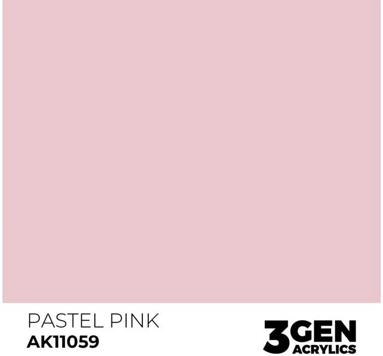 AK Interactive Pastel Rožinė akriliniai dažai 3rd Gen, 17 ml (AK11059)