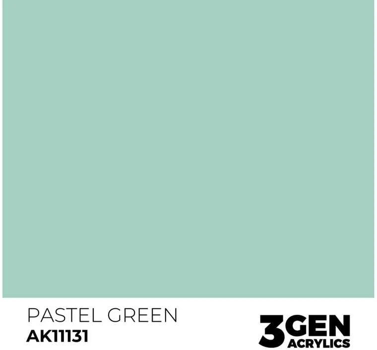 AK Interactive Pastel Žalias akriliniai dažai 3 kartos, 17 ml