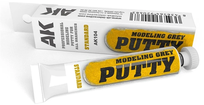 Ak Interactive Pilkas akrilinis modeliavimo glaistas be kvapo, vandens pagrindo 20 ml