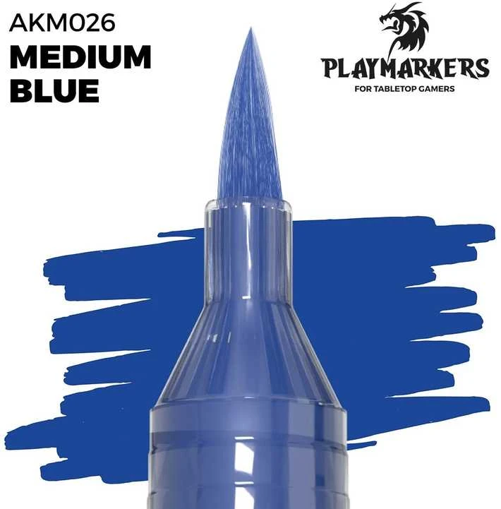 AK Interactive Playmarker akrilinis žymeklis Medium Mėlyna, modeliavimui