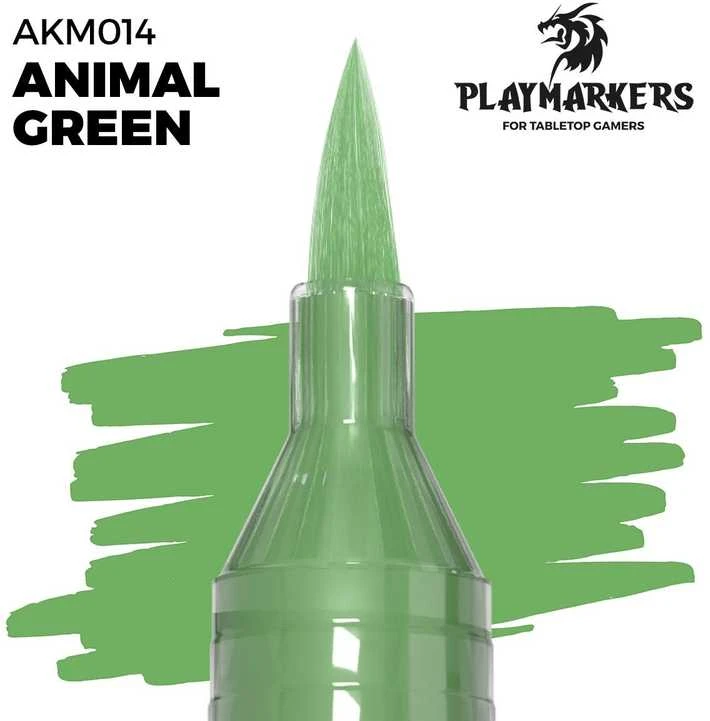 AK Interactive Playmarker Animal Žalias akrilinis dažų žymeklis