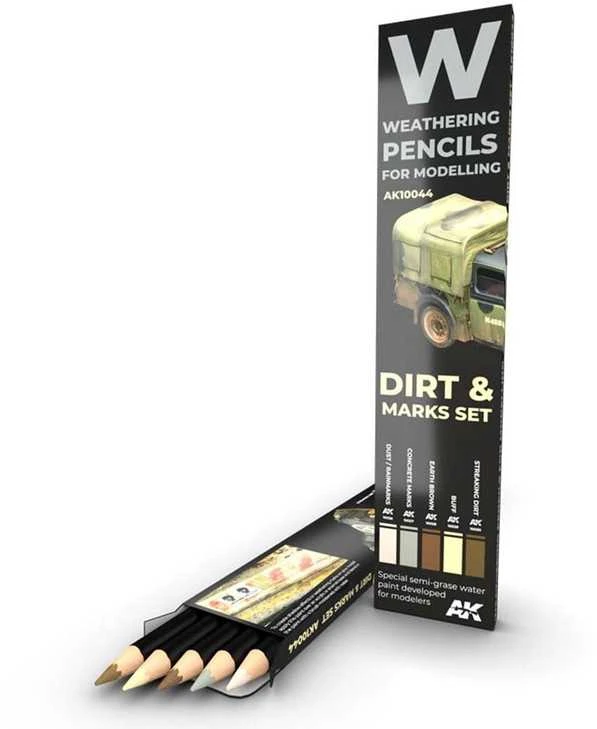 AK Interactive purvo ir dėmių weathering pieštukų rinkinys AK10044