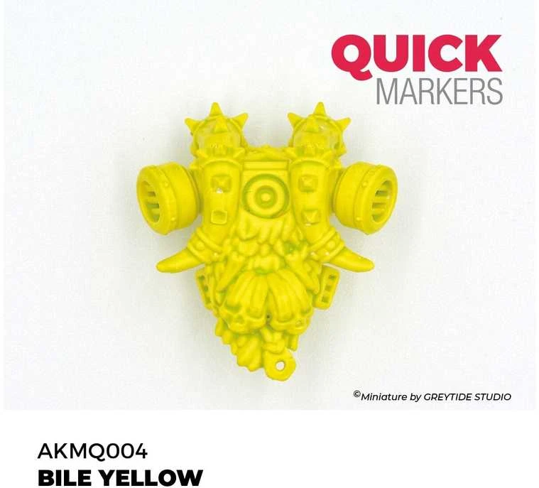 AK Interactive QUICK MARKER Bile Geltona miniatiūrų dažų žymeklis