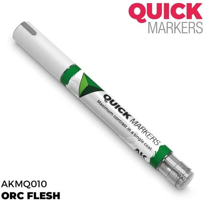 AK Interactive QUICK Marker „Orc Flesh“ – žymeklis miniatiūrų dažymui