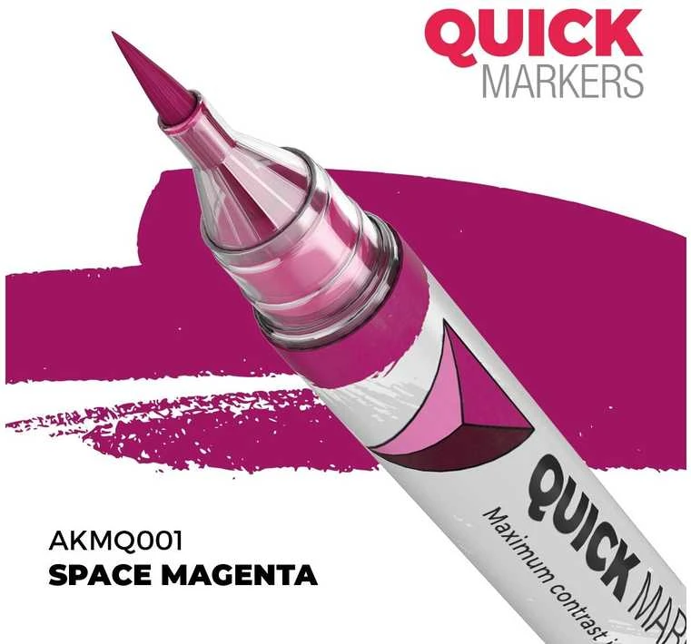 AK Interactive QUICK MARKER Space Magenta žymeklis miniatiūroms
