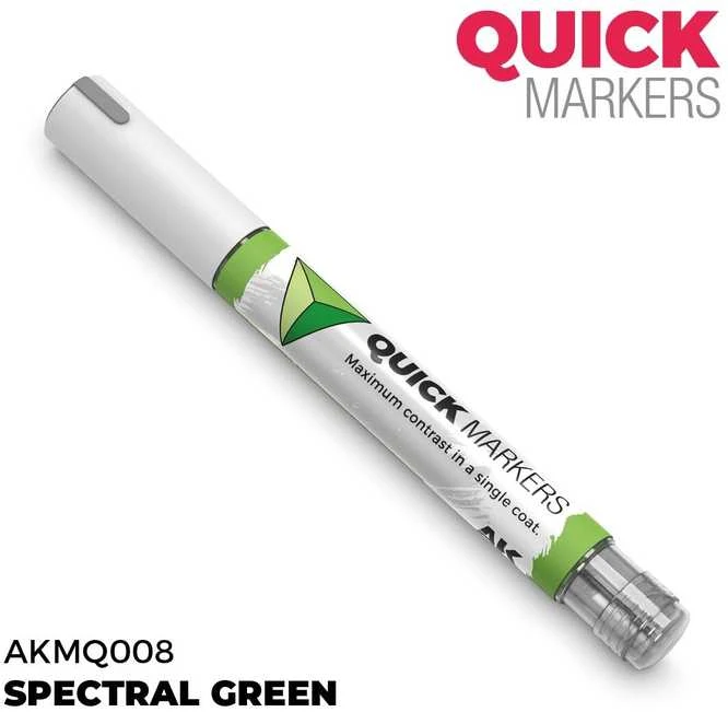 AK Interactive QUICK MARKER Spectral Žalias žymeklis miniatiūroms