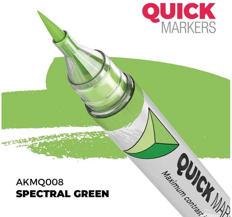 AK Interactive QUICK MARKER Spectral Žalias žymeklis miniatiūroms