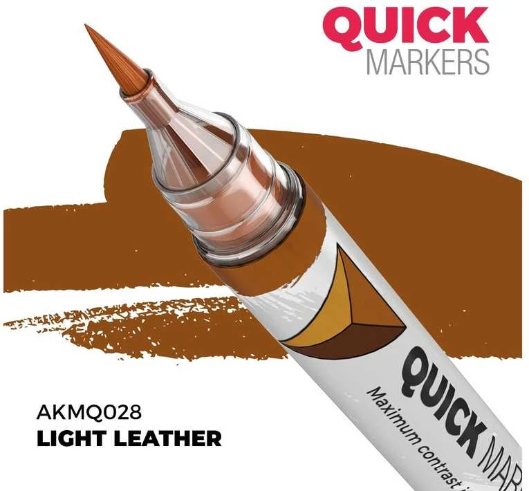 AK Interactive QUICK MARKER šviesios odos žymeklis miniatiūroms