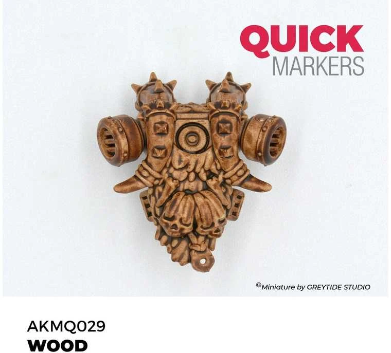 AK Interactive QUICK MARKER WOOD žymeklis miniatiūroms, AKMQ029