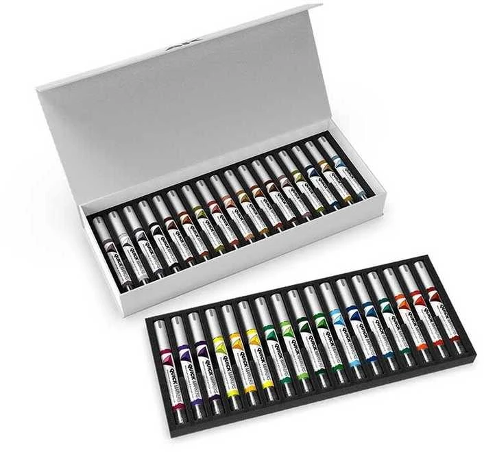 AK Interactive QUICK MARKERS žymekliai miniatiūroms, rinkinys 34 vnt