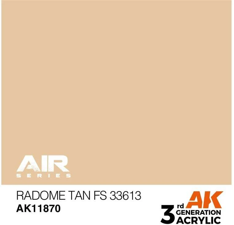 AK Interactive Radome Tan FS33613 akriliniai dažai modeliams AIR 17 ml