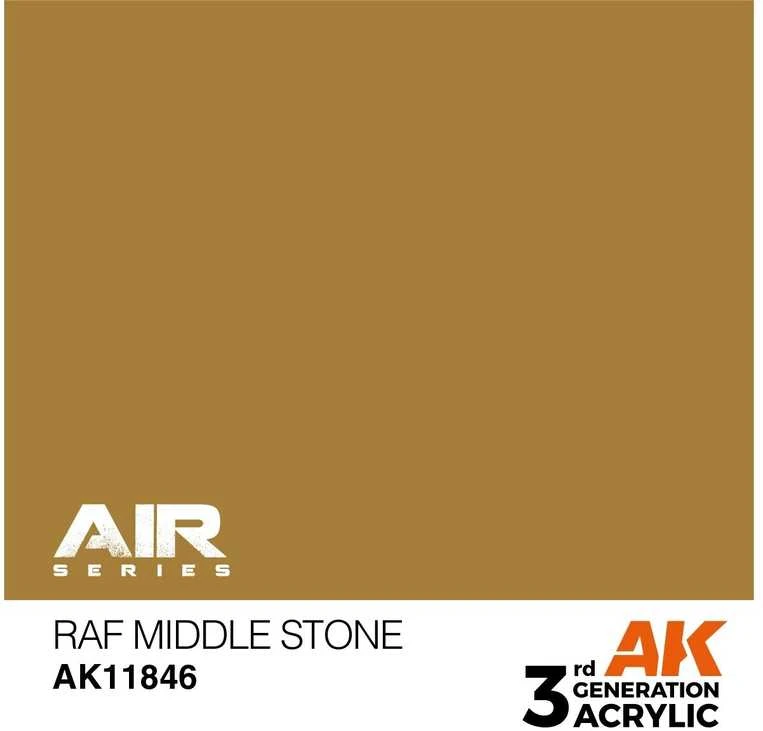 AK Interactive RAF Middle Stone akriliniai dažai lėktuvų modeliams 17ml