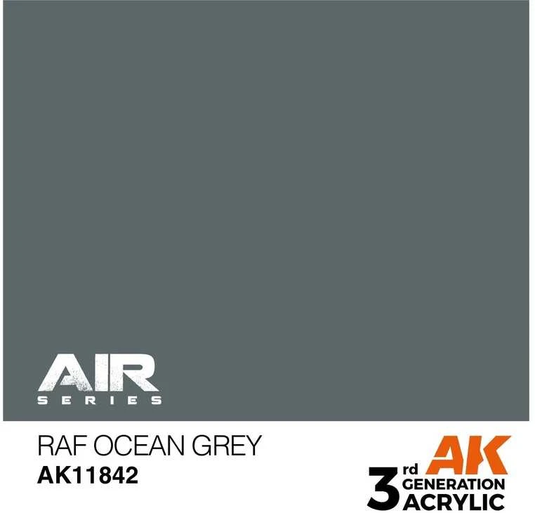 AK Interactive RAF Ocean Pilkas akriliniai dažai AIR, 17 ml
