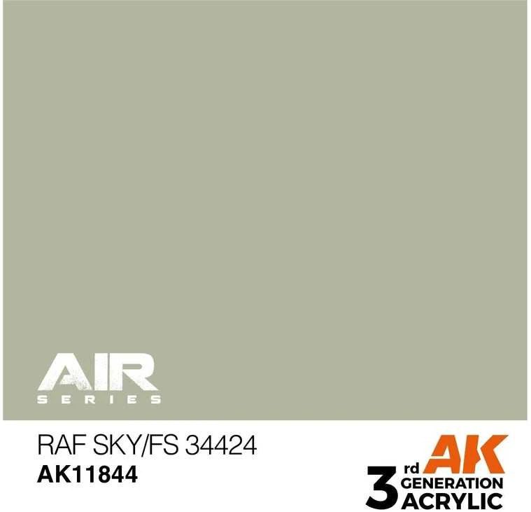 AK Interactive RAF Sky FS34424 akriliniai dažai lėktuvų modeliams 17ml