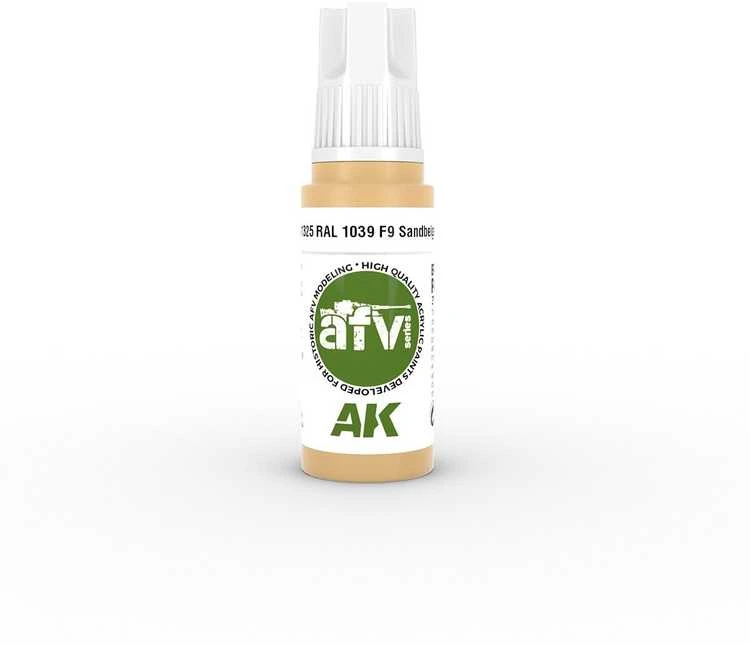 AK Interactive RAL 1039 Sandbeige akriliniai dažai AFV 17 ml