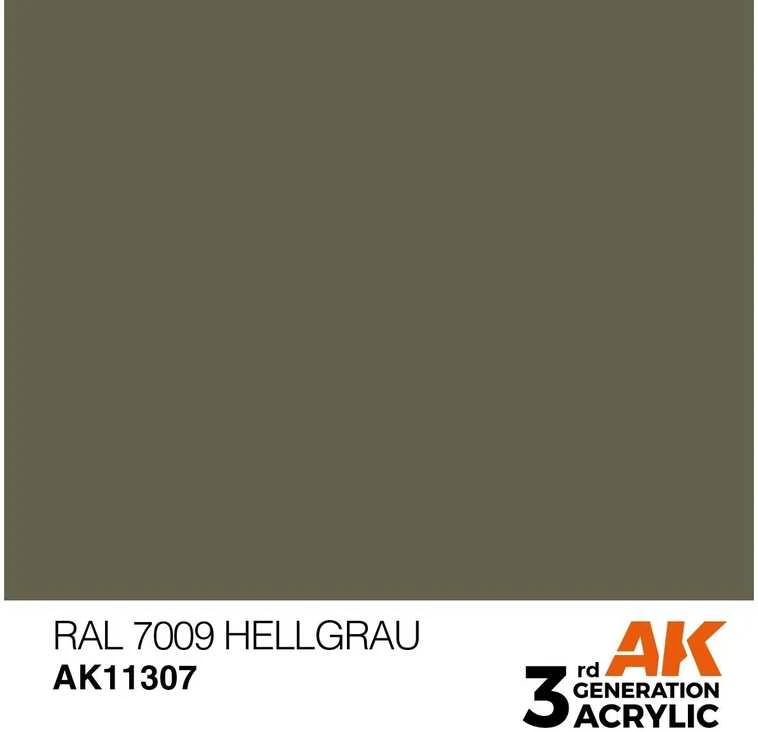 AK Interactive RAL 7009 Hellgrau akriliniai dažai AFV, 17 ml