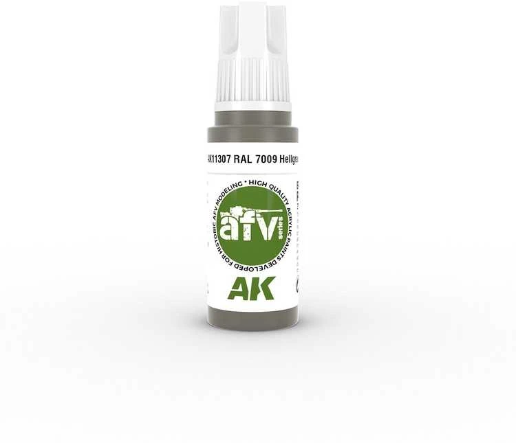 AK Interactive RAL 7009 Hellgrau akriliniai dažai AFV, 17 ml