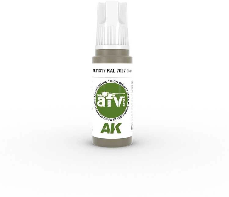 AK Interactive RAL 7027 Grau akriliniai dažai AFV, 17 ml
