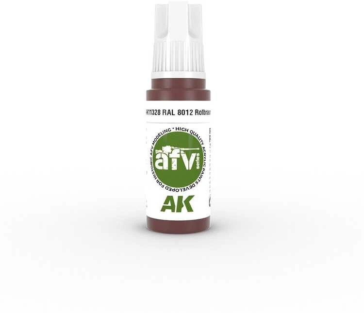 AK Interactive RAL 8012 Rotbraun AFV akriliniai dažai 17 ml