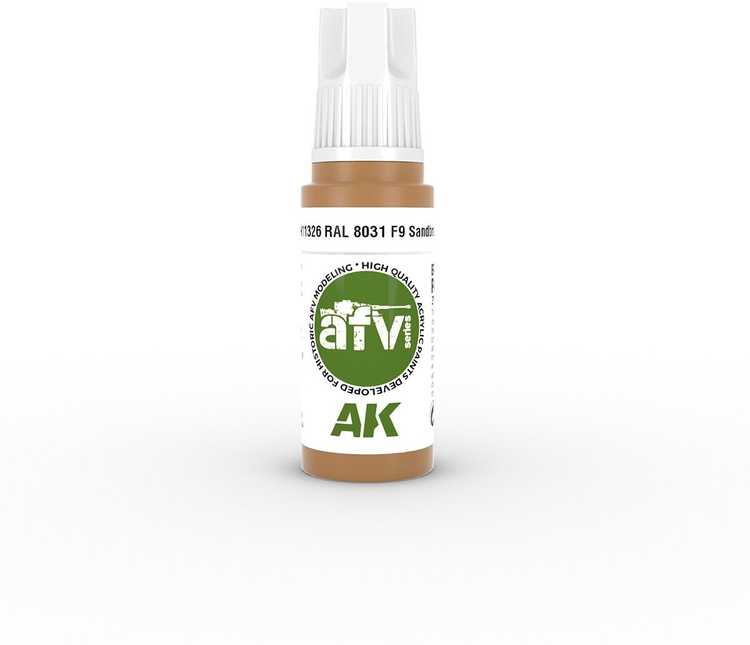 AK Interactive RAL 8031 F9 akriliniai dažai karinei technikai 17 ml