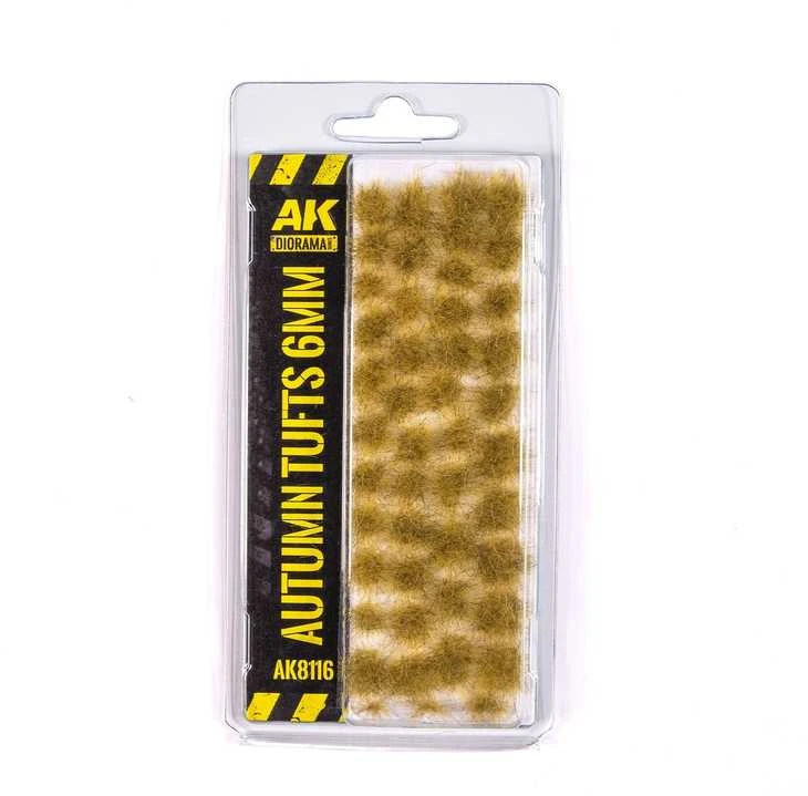 AK Interactive Rudens žolės kuokštai 6 mm, dioramoms (AK8116)