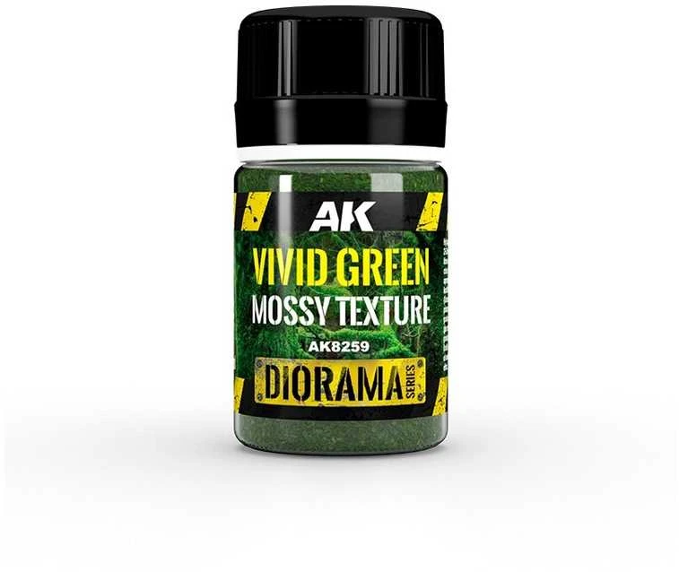AK Interactive ryškiai žalia samanų tekstūra dioramoms AK8259