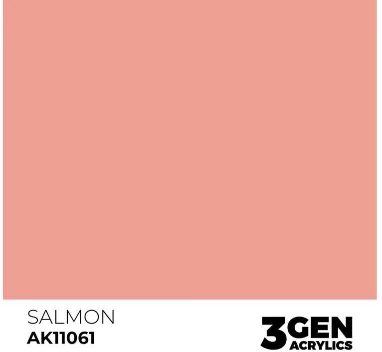 AK Interactive Salmon akriliniai dažai 17 ml, 3 kartos AK11061