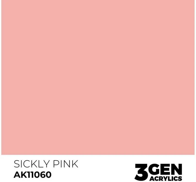 AK Interactive Sickly Rožinė akriliniai dažai 17ml, 3 karta