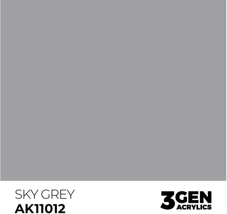 AK Interactive Sky Pilkas akriliniai dažai 17ml (AK11012)